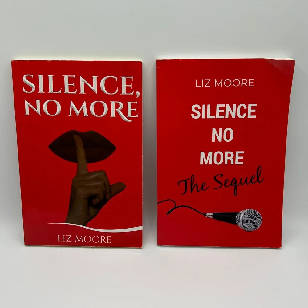 Liz Moore Signed Silence No More Sequel 2 Books Paperback Poetry‎ Short Stories